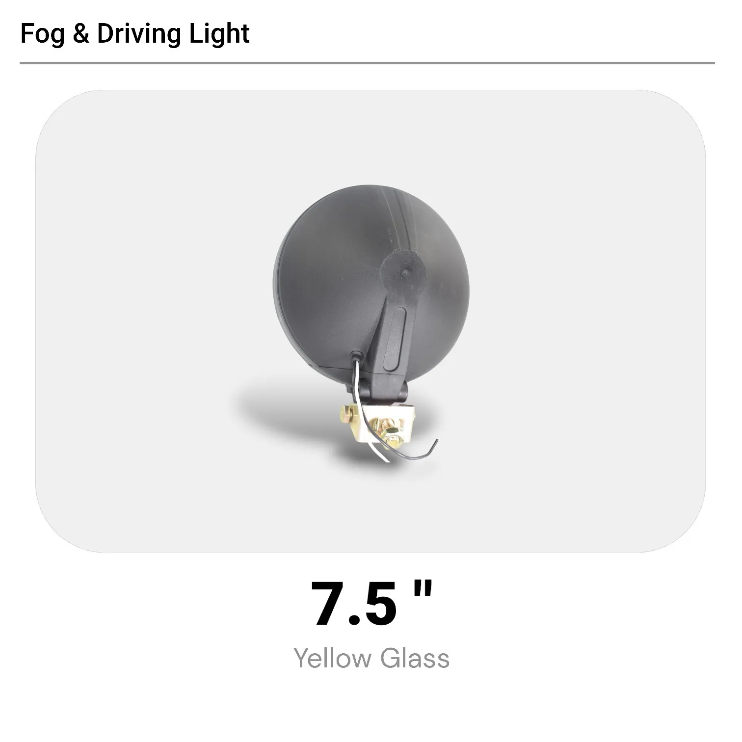 

1Pcs 185mm 12V 55W H3 Halogen Spot Fog Lamp, Plastic Housing, Off Road Cover, Universal for Truck, Bus, Off-road,Pickup,Boat
