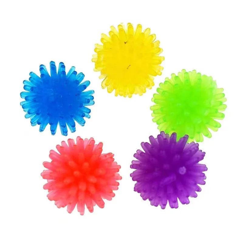 30PCS Mehrfarbige Mini Stachelige Heckbälle Sensorische Zappeln Spielzeug Für Kinder Party Gefälligkeiten Groß Regalos Cumpleaños Niños Para Invitados