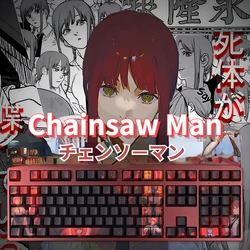 Chainsaw Man theme anime keycap transparent PBT material Cherry Profile suitable for mechanical keyboard cap