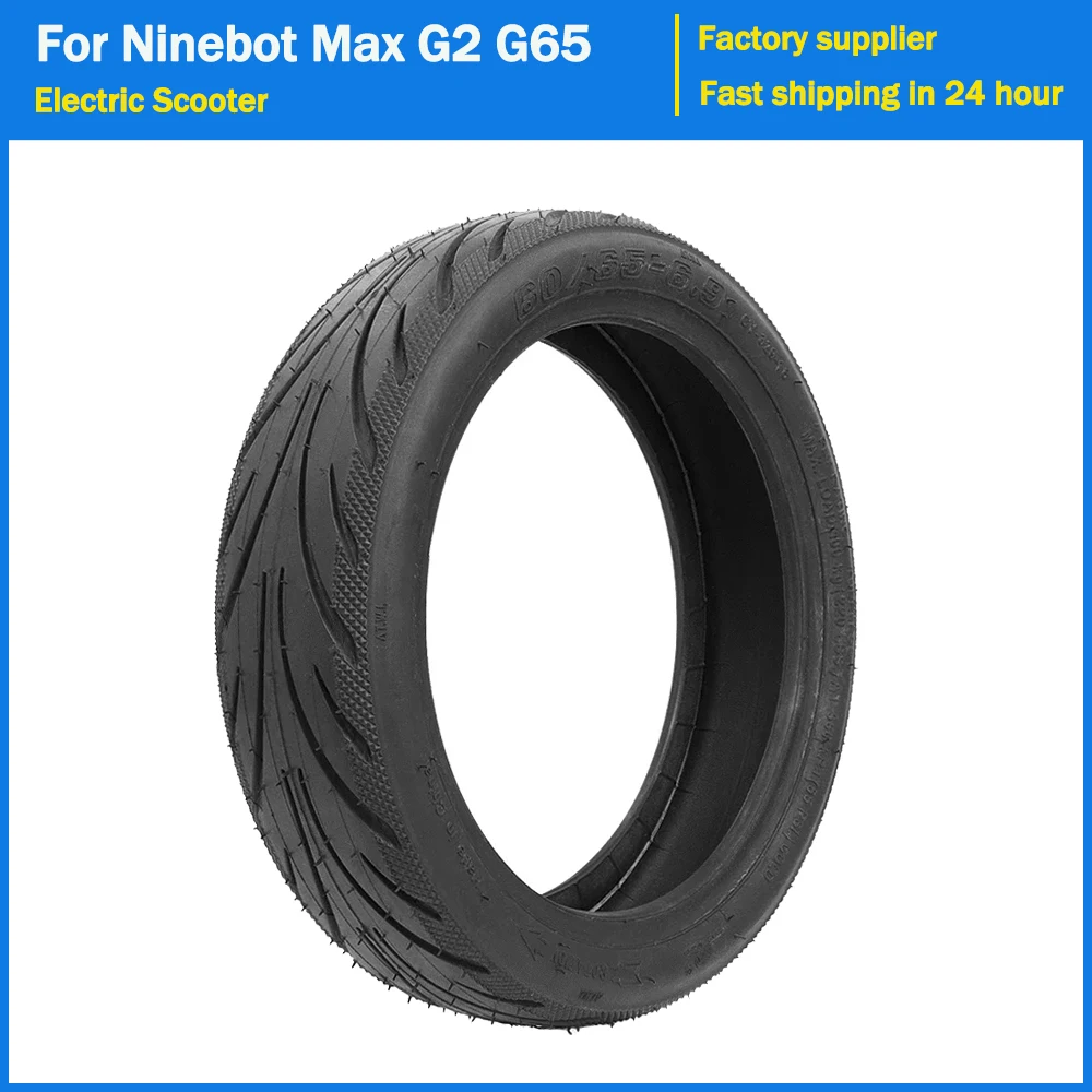 10Inch Tubeless Tyre 60/65-6.9 Wheel for Ninebot Max G2 G65 Electric Scooter Replacement Tire Durable Wear-Resisting Rubber Tyre