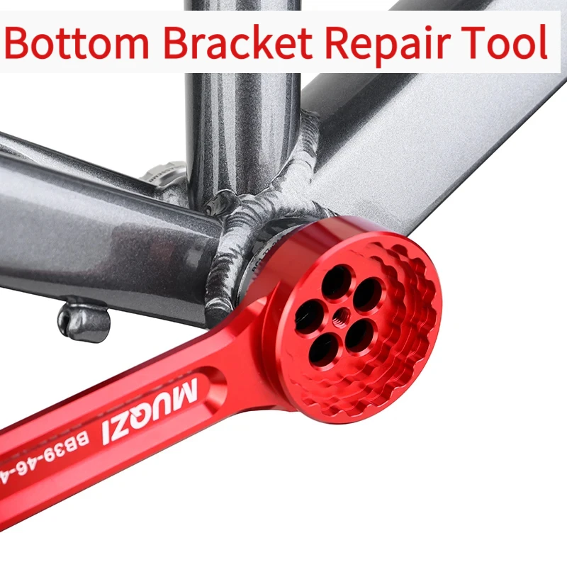 

MUQZI 5-в-1 инструмент для каретки 12 и 16 насечков для установки/удаления BB 39-49 мм, совместимый с Shimano SRAM