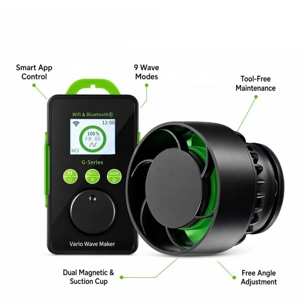 DC Smart WiFi Bluetooth Water Pump Aquarium Wave Pump, Suitable for Freshwater and Saltwater Fish Tanks