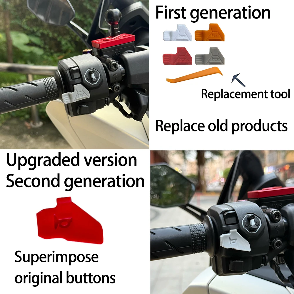 Motorcycle Start Horn Switch Extension Handlebar Button Extender for HONDA ADV350/750 NSS750 PCX160 CBR400R 600R CB650 CM1100DCT
