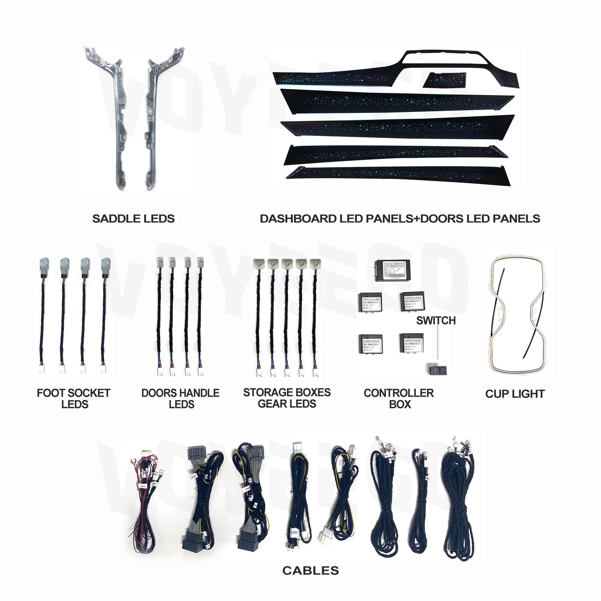 

YZG полоса дистанционного управления, светодиодная атмосферная лампа для салона автомобиля, декоративное окружающее освещение для Honda Accord, звездное небо, оплата 2018-2021