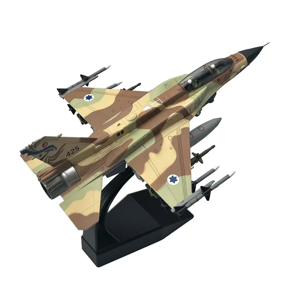 1:72 1/72 Força Aérea Israelense F16 F-16I Soufa Fighting Falcon Avião de combate Diecast Modelo de aeronave militar Brinquedo de presente para crianças