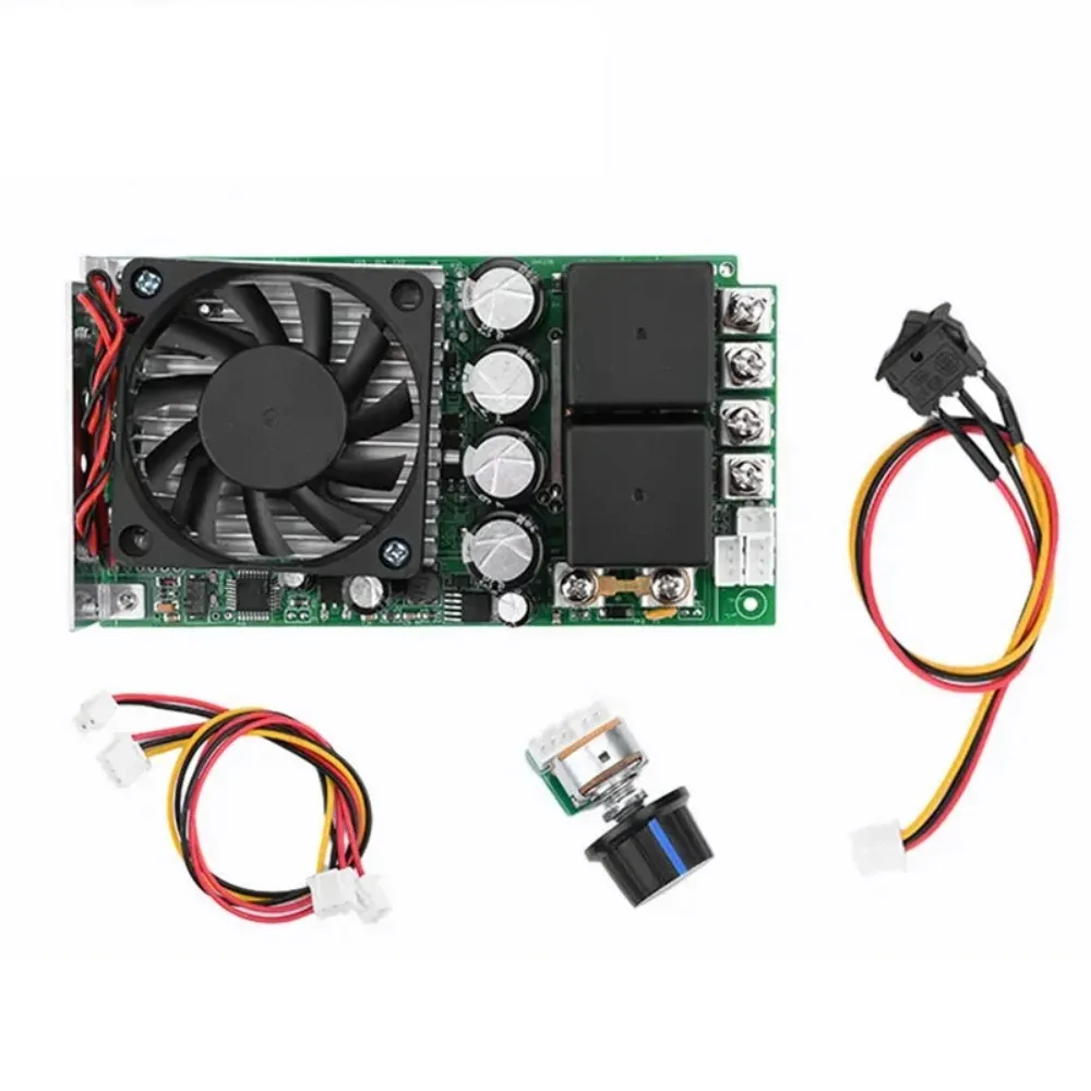 AvaCoreWide Voltage 10-50V 100A 3000W DC Brush Motor PWM Speed Controller PLC Programmable Regulator