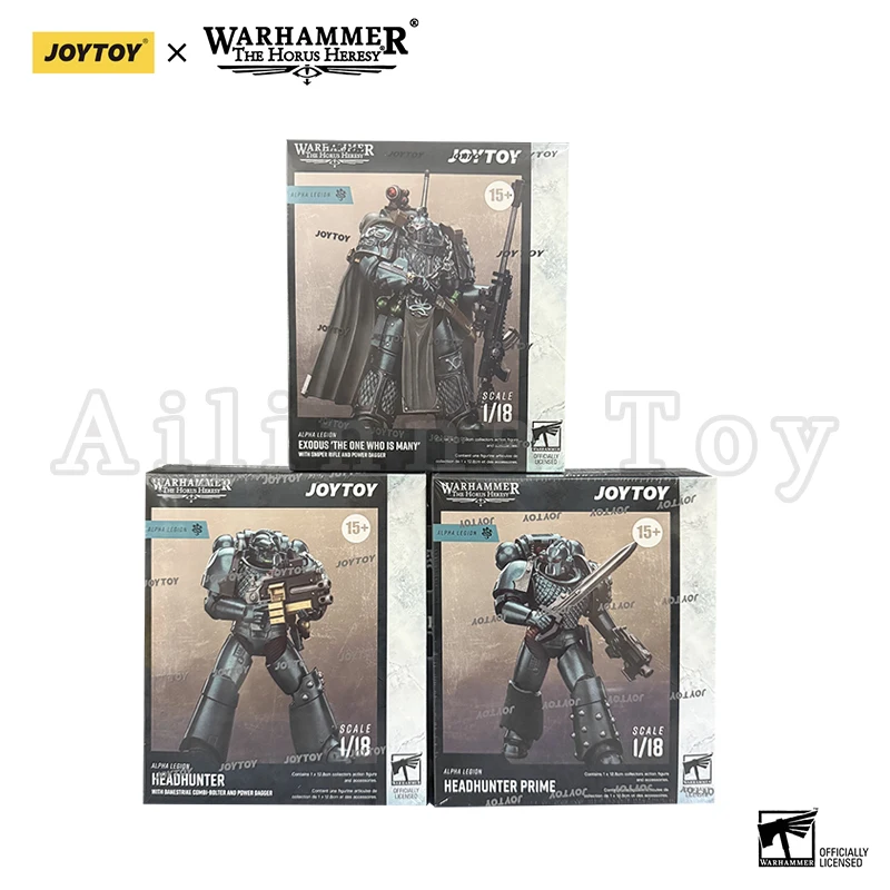 JOYTOY 1/18 Figurka Akcji Horus Heresy Legion Alfa Exodus Headhunter Model Anime