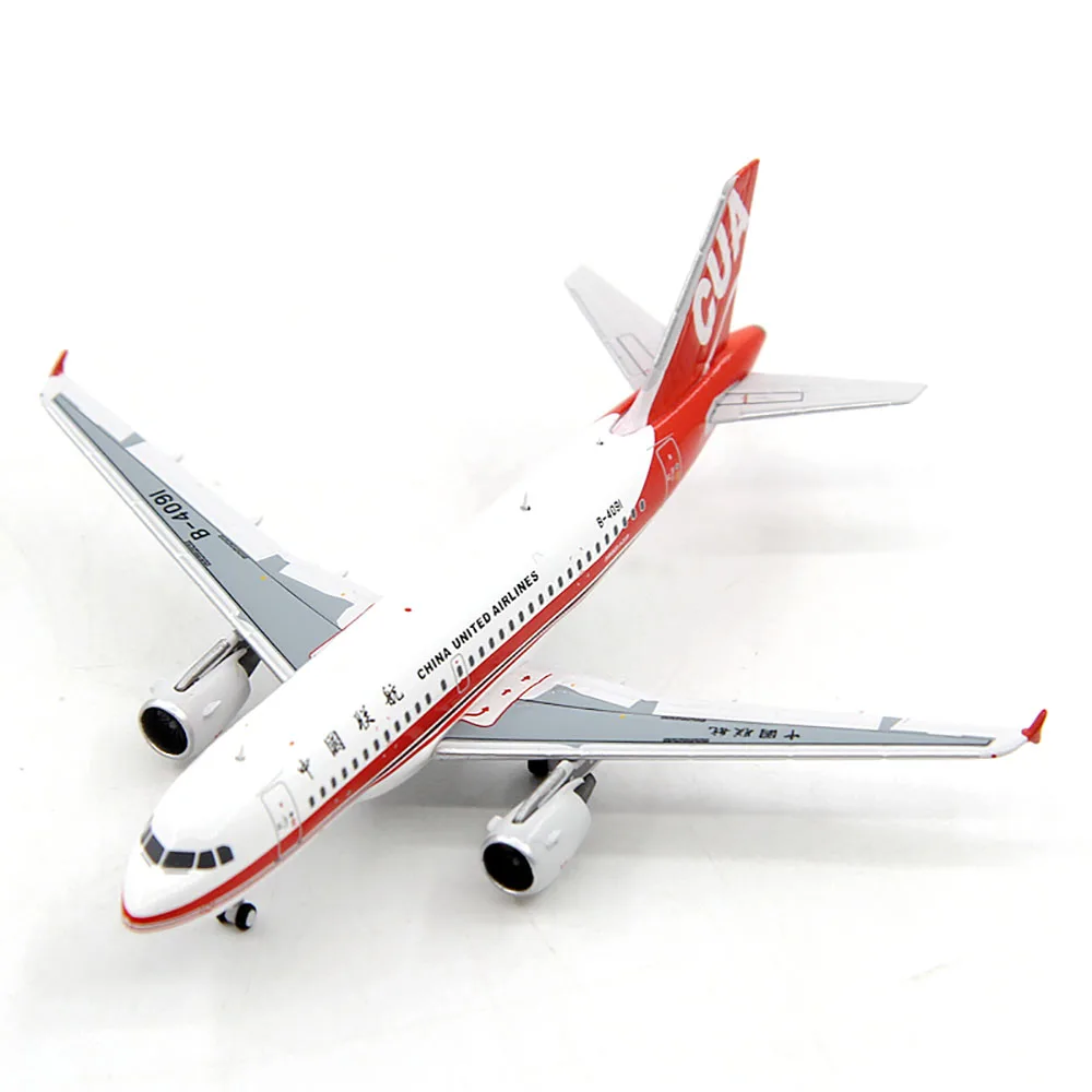 

Diecast C Model C0015 China United Airlines A319 B-4091 Finished Alloy Aircraft Model 1/400 Scale Simulation Airplane Model Gift