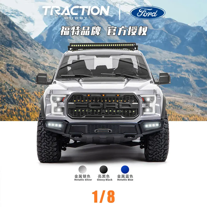 Km 1/8 Simulation Ford Raptor F150 Pickup Truck Rtr Fernbedienung Rc Auto Elektrische Klettern Auto Differential Sperre