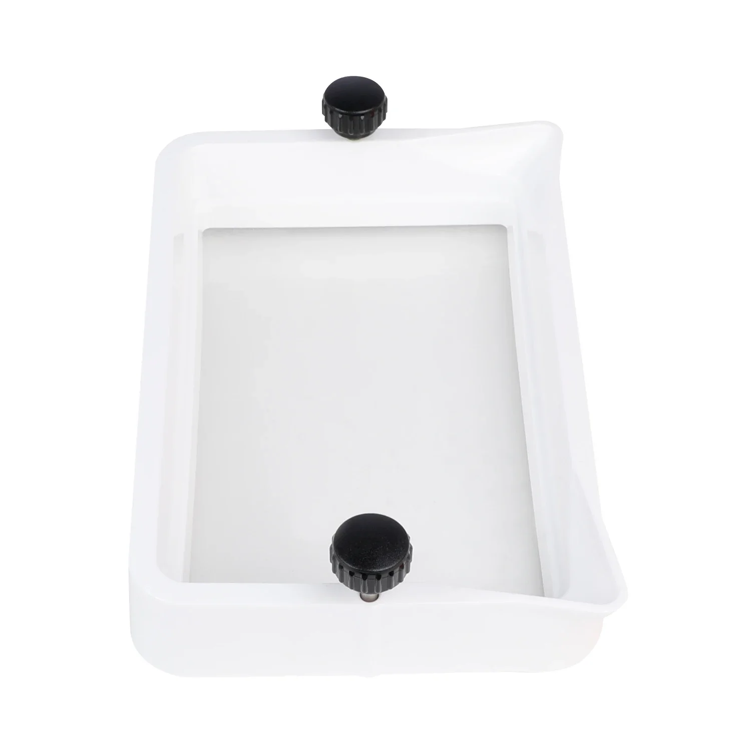 ملحقات الطابعة ثلاثية الأبعاد Creality HALOT-R6 طقم صينية 198.56 × 132.73x30.4 طقم فات من الراتنج الأبيض طقم صينية بلاستيكية لشاشات HALOT-R6 LCD