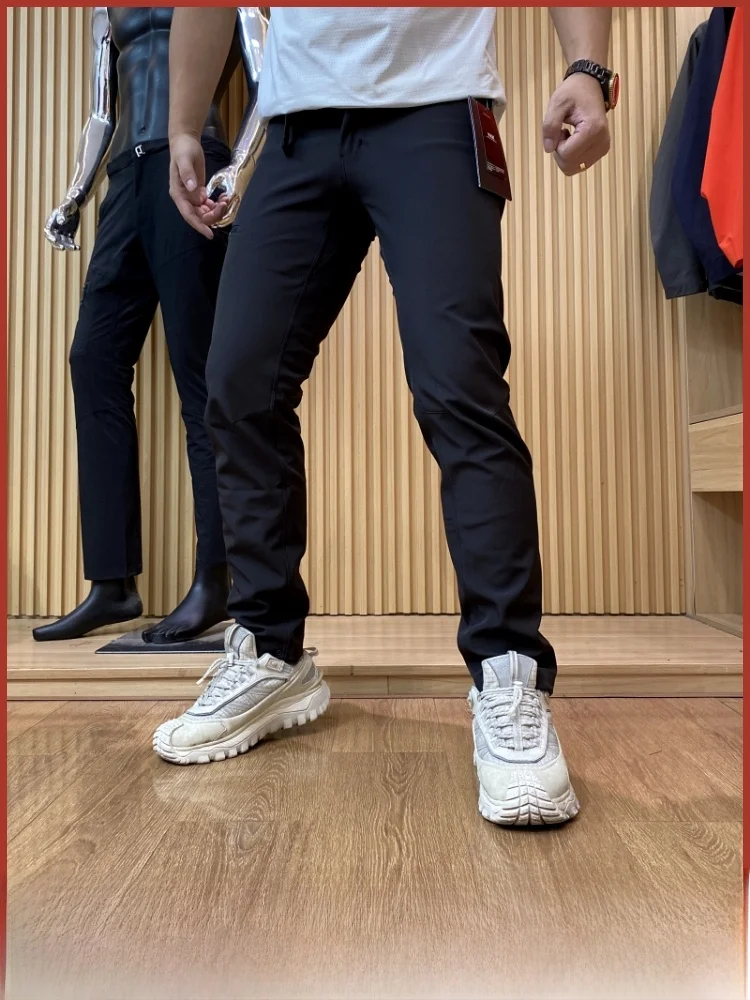 

Высококачественные мужские брюки ограниченного выпуска для походов на открытом воздухе, ветрозащитные водонепроницаемые мягкие повседневные брюки с прямыми штанинами