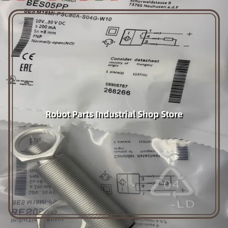 2pcs New proximity switch BES02KK BES M18ML-PSC50A-S044-W01