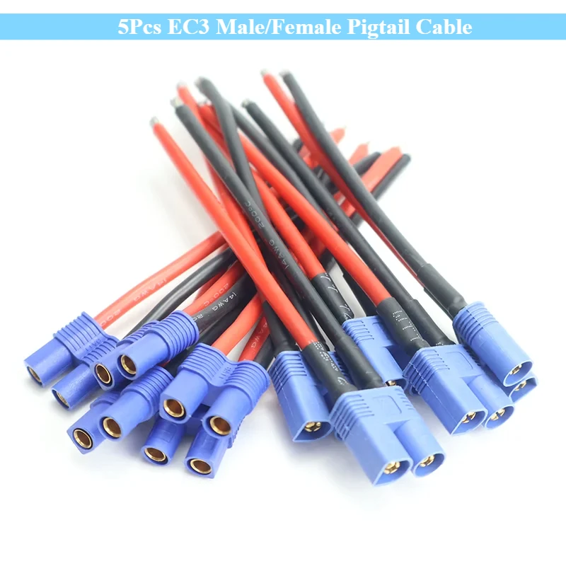 5Pcs EC3 Male/Femal… - image