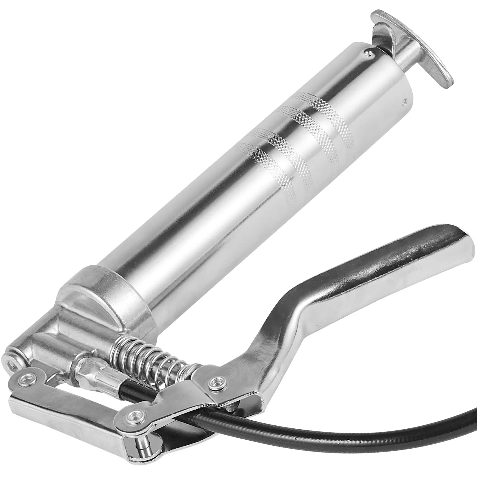 グリップ グリース ガン、3500 PSI、4 オンス 120 CC 容量ヘビーデューティ プロフェッショナル グリース ガン