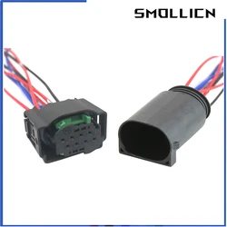 8 Pin 1-1534229-1 Automotive Lane Change Assist ACC Radar Plug Car Front Beam Harness Connector for VW Audi A4/5/6/7/8