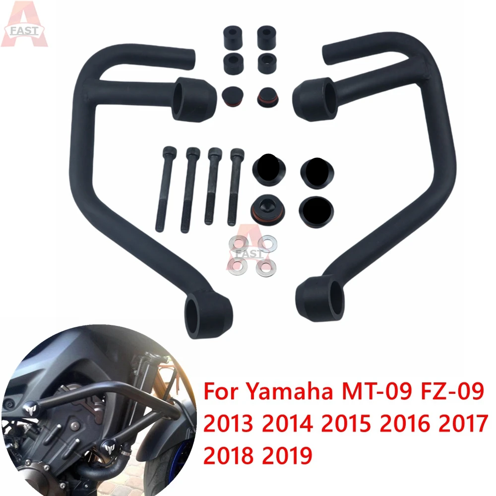 

NEW Fit For YAMAHA MT-09 MT09 FZ09 TRACER 900 2013-2019 Motorcycle Engine Guard Crash Bar Bumper Protector Protection Bar FZ-09