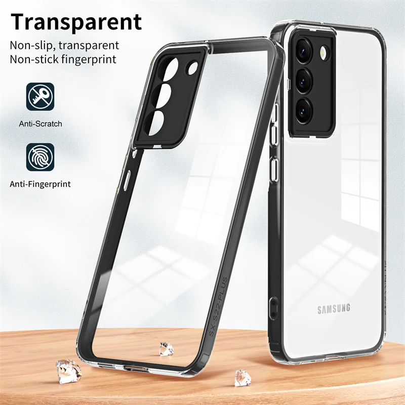 Air Cushion Case for Samsung Galaxy S22 S901B Shockproof Hard Bumper Clear Silicon TPU Soft Back Cover Case for Samsung S22 5G