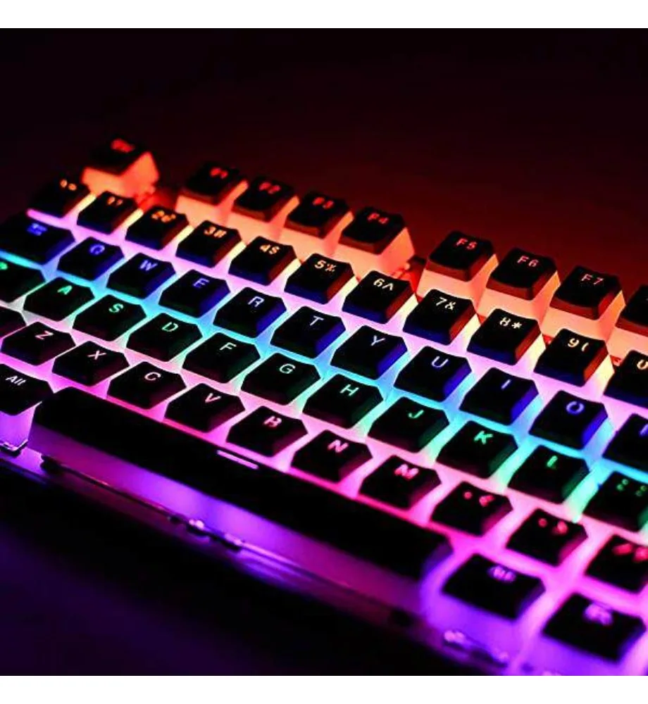 Keycaps Personalized Keycaps PBT Customized Cream Jelly Keycaps Boxed Mechanical Keyboard Pudding Double Leather Milk