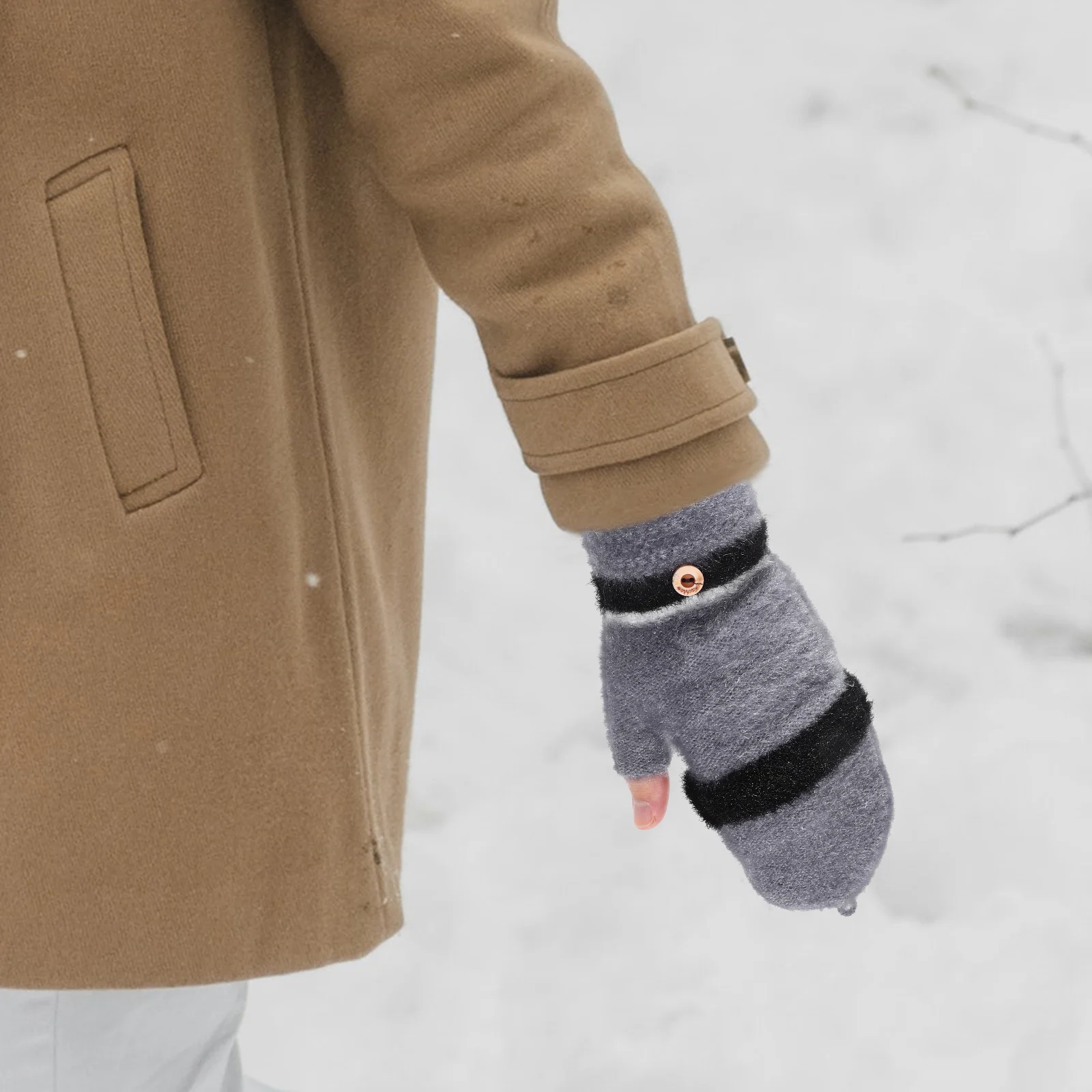 

1 Pair Heated Electric Thermal Gloves Skiing Thermal Gloves For Outdoor Sports Skiing Riding Windproof Warm Hand Warmer