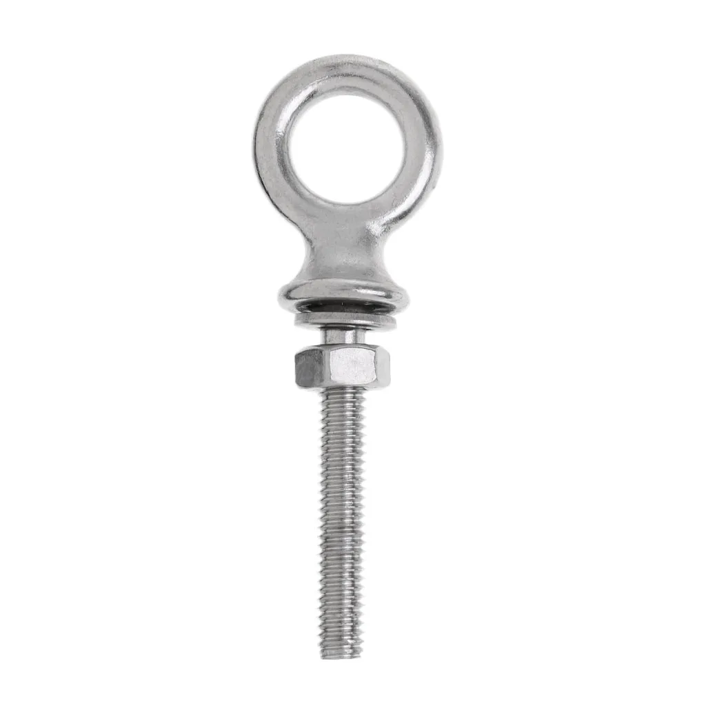 Stainless Eye Bolt Lifting Nut Washer Set Marine Grade Fastening Solution for Boat Dock Tie Down Loop