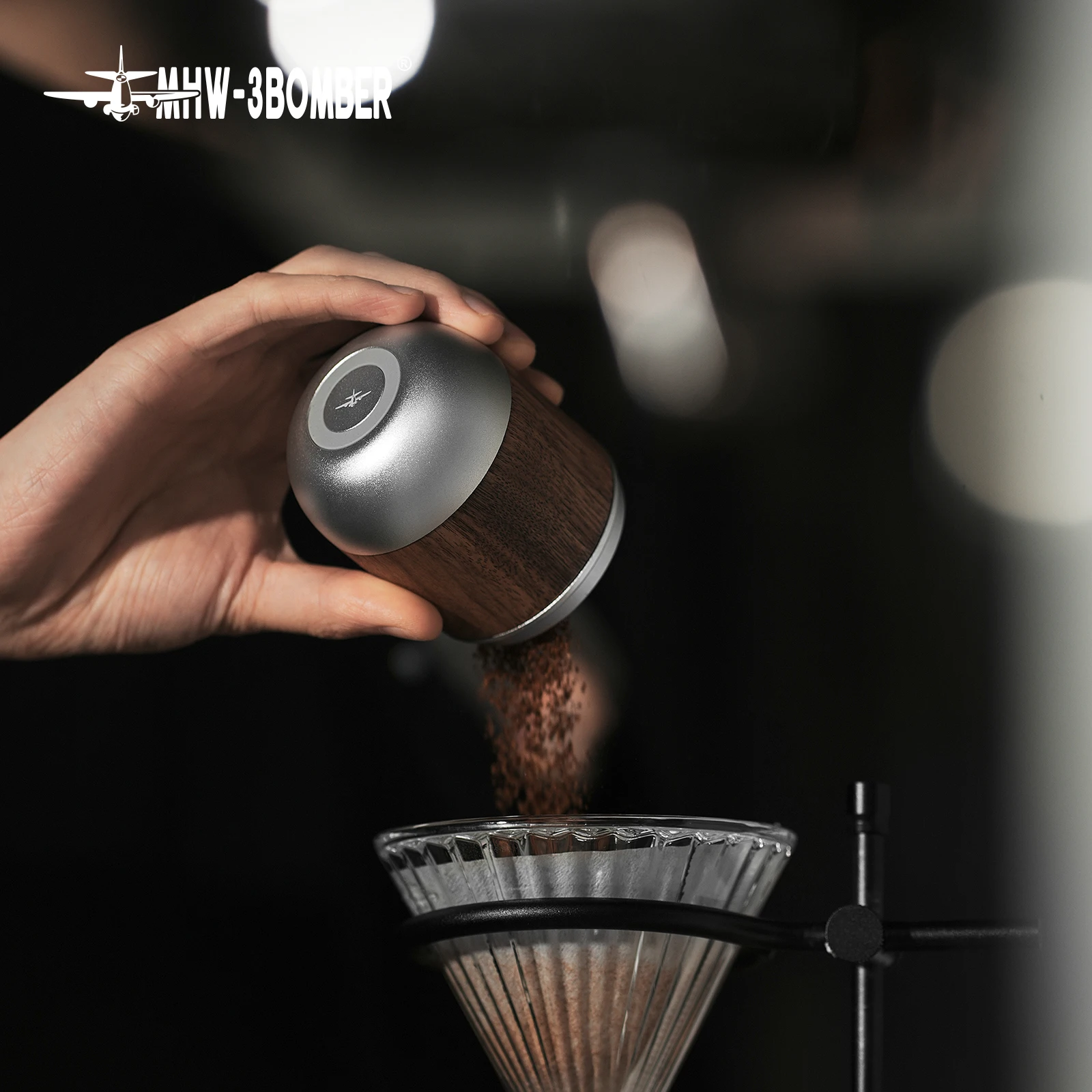 MHW-3BOMBER 58mm Dosing Cup Espresso Coffee Dosing Cup Compatible with 53mm Breville and 58cm Barsetto Machine Accessory