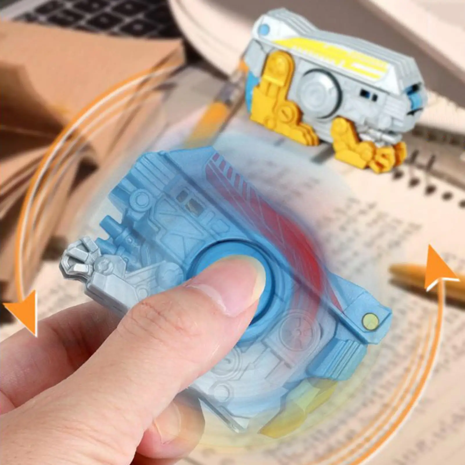 Dinosaurier Fidget 2-in-1 Kinder Fingerspitze Dinosaurier Stress Spinner Spielzeug Sensorische Spiele für Rollenspiele Kleinkind Kinder Tägliche Reisen