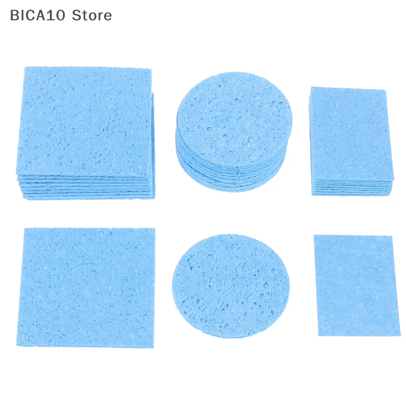 10pcs Soldering Sponge For BGA Soldering Iron Tip Cleaning Welding Head Cleaner Tools