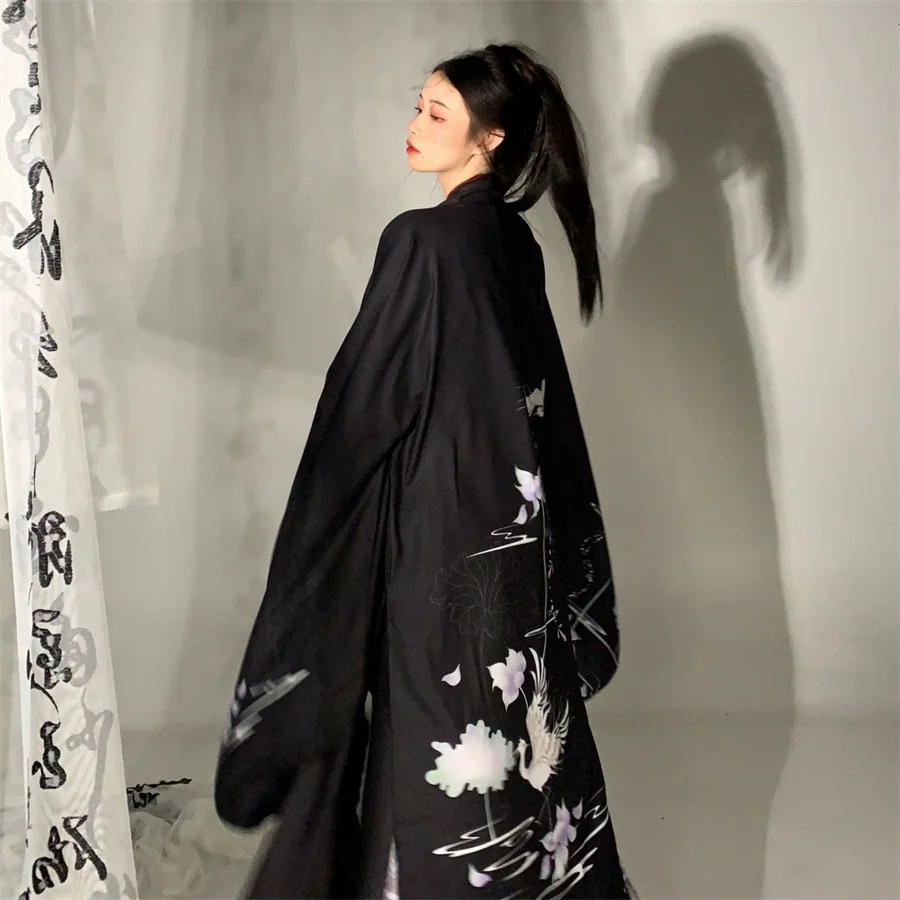 Размера плюс 3XL Hanfu мужские старинные китайские Hanfu черные наборы мужской карнавал и Хэллоуин косплей костюм Hanfu наряд для мужчин большого размера