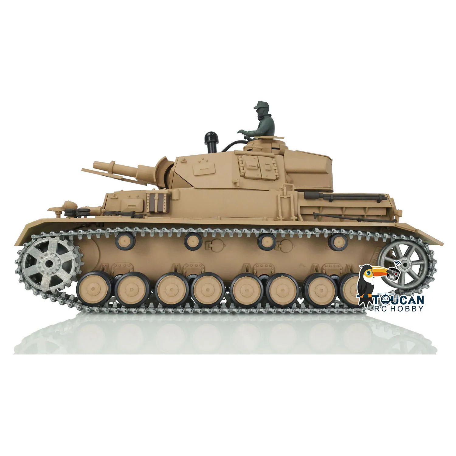 

Henglong RC Tank 1/16 Scale Upgraded Ver 7.0 Upgraded Panzer IV F RTR FPV 3858 360° Turret Metal Tracks TH17384-SMT7