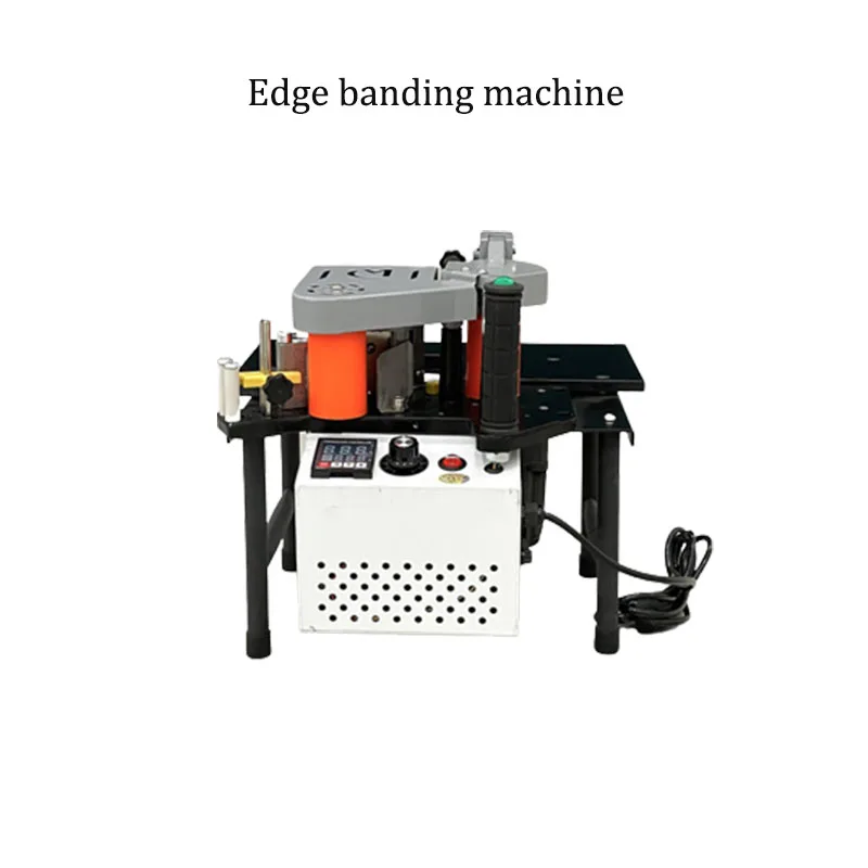 220V 1200W Edge Banding Machine Wood PVC Manual Edge Bander Double Side Gluing Edge Banding Machine