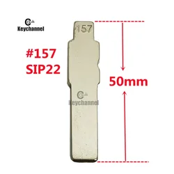 10pcs Car Key Blade SIP22 KD Key Blank 157# for Fiat Egea Ducato Linea Bravo Punto 500X Stilo Alfa Jeep for KEYDIY VVDI XHORSE
