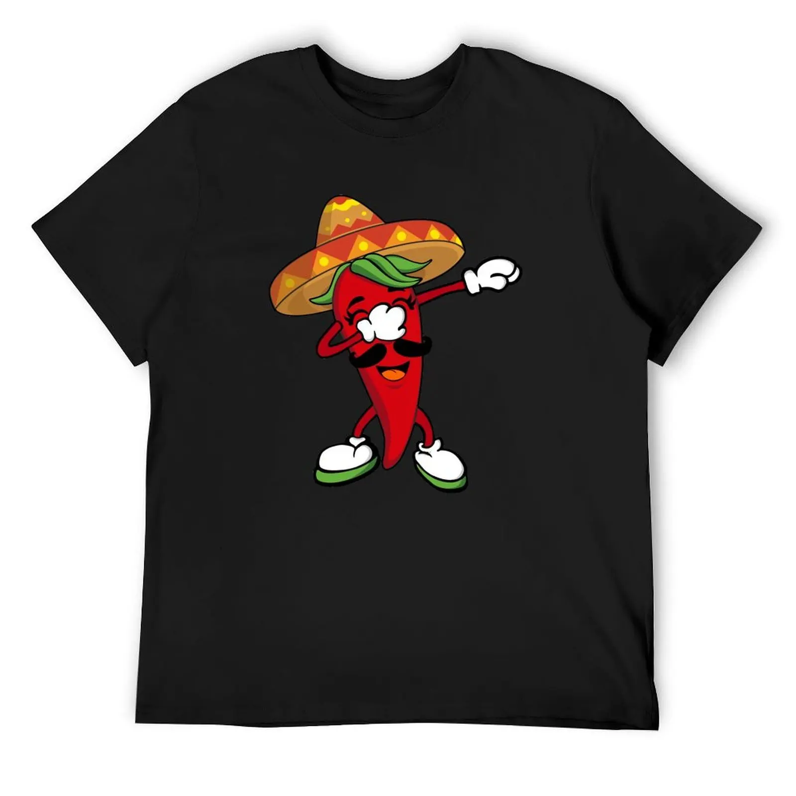 

Dabbing Hot Chili Pepper T-Shirt vintage graphic tee shirts graphic Short sleeve tee anime Men's t-shirt