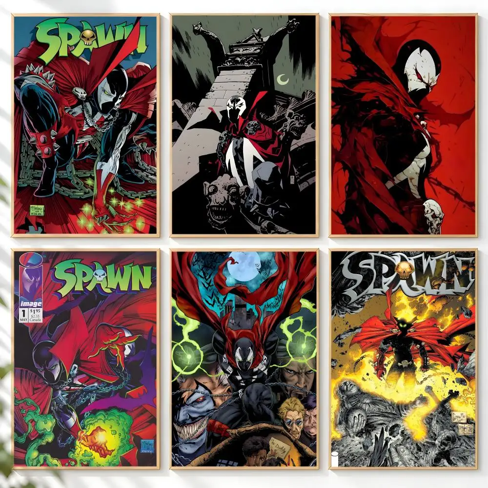 Anime S-Spawn Poster Home Artwork For Living Room Bedroom Office Dorm Apartment Gift