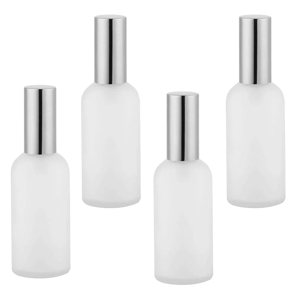 

4 Pcs Spray Rechargeable Travel Travels Rechargeable Refillable Mist Sprayers Atomizers Empty Glass Sprayer Refillable Storage