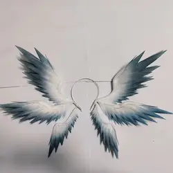 Sunday Cosplay Six Winged Feathers Headwear Game Honkai Star Rail Brother of Robin Costume Prop Halloween Party Accessory