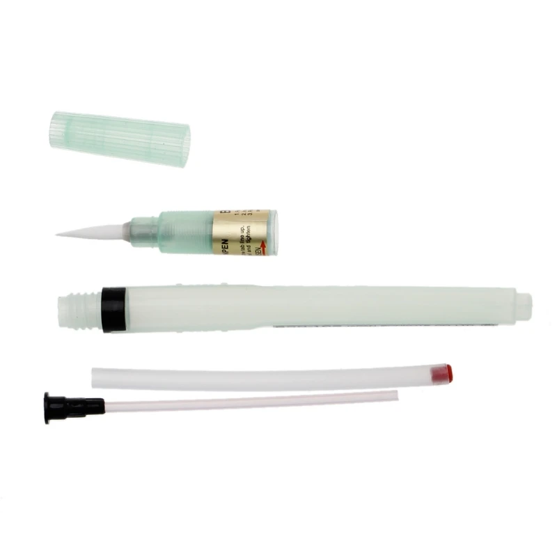 1PC Practical BON-102 Flux Paste Solder Paste Brush Tip Pen Cleaning-free Welding Soldering Pen PCB Soldering Solder Tool Rosin