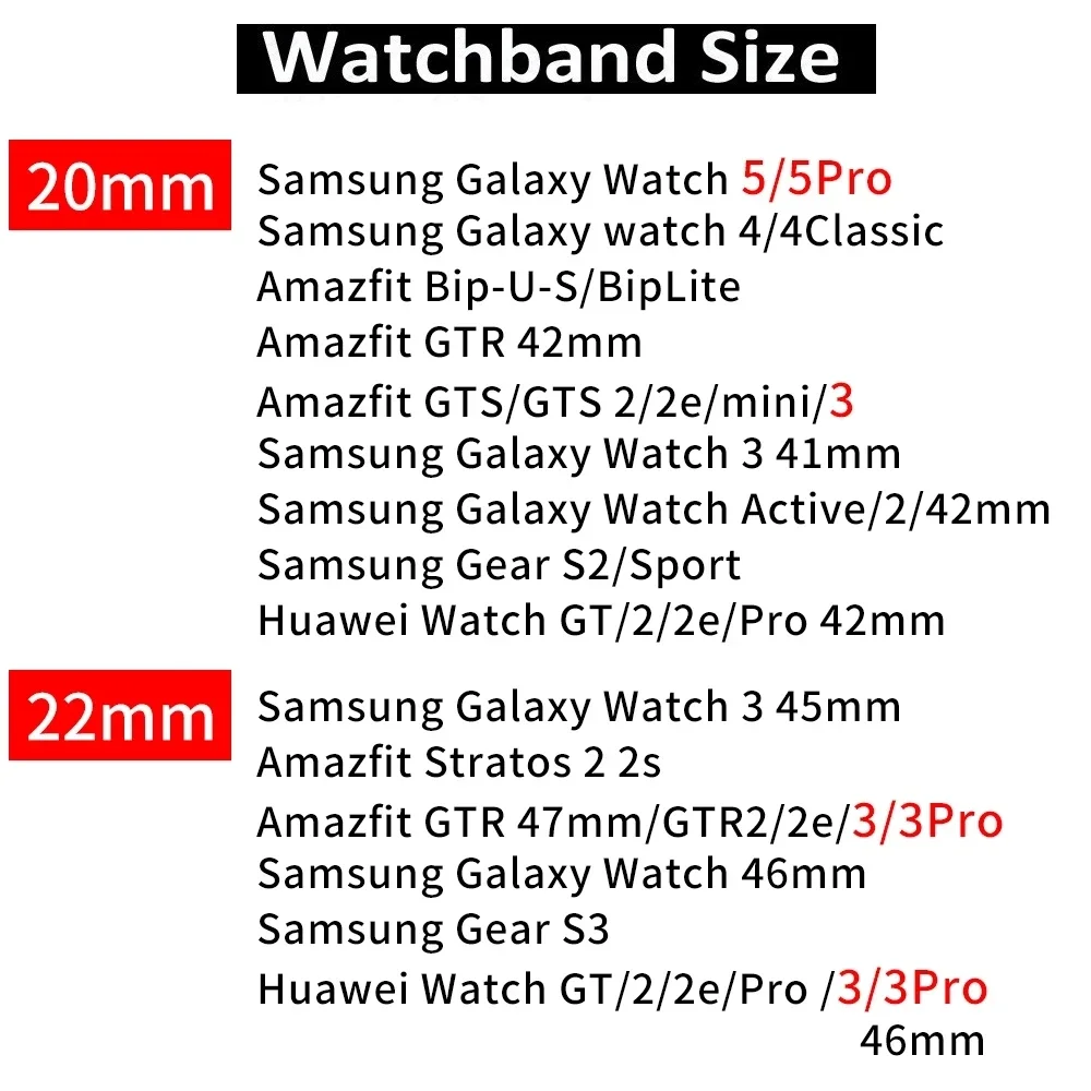 20mm 22mm Transparent Band For Samsung Galaxy Watch 5 4 4 Classic 40/44/42/46mm Slim Dazzling Laser Strap Watch Active 2