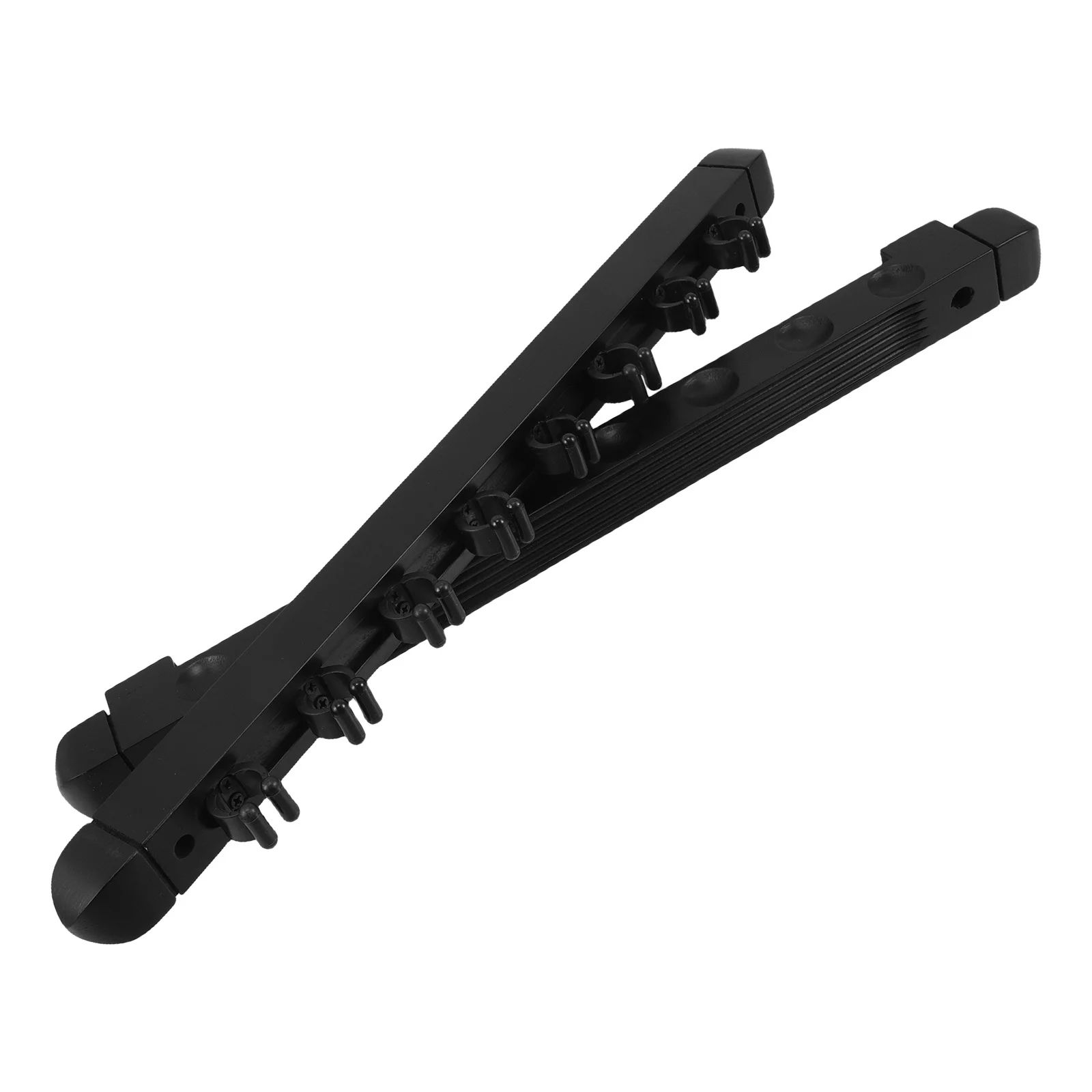 Solid Wood Pool Cue Rack Roman Style Wall Mounted Organizer Game Room Billiards Accessories Complete Set Holder Saver Table