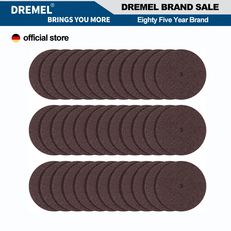 Dremel 409 Cut-Off Wheel 15/16Inch 23.8 Mm Diameter 0.25Inch 0.6Mm Disc Thickness Cutting Rotary Tool Accessory 36 Pieces