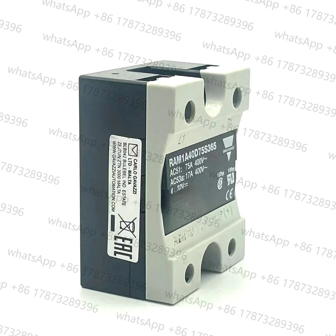 Оригинальный CARLO GAVAZZI RAM1A40D75S365 75A 400V