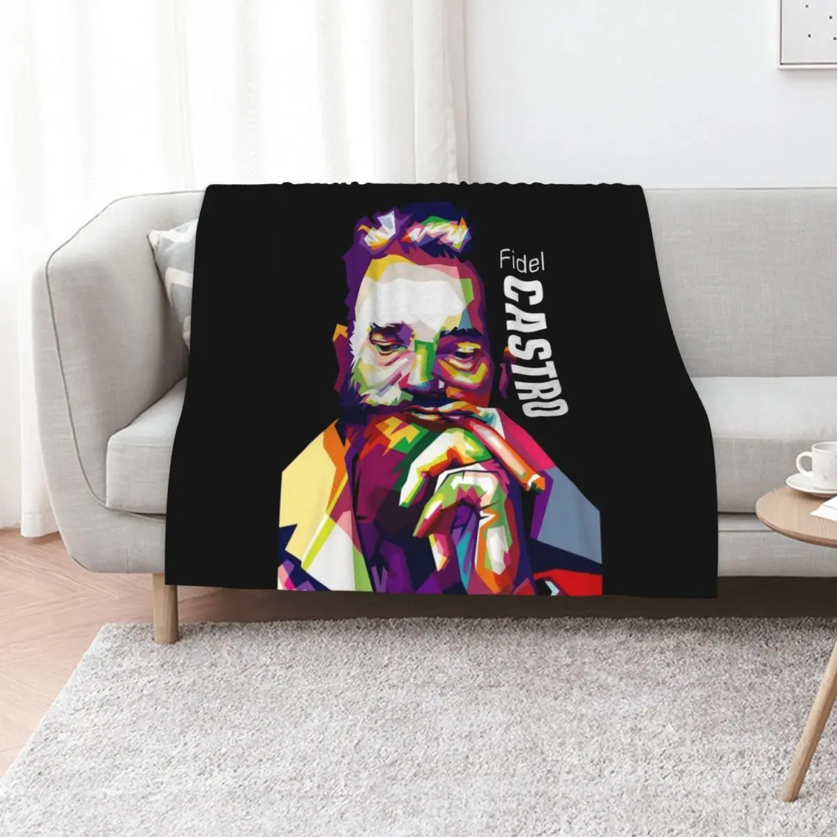 Fidel Castro Throw Blanket warm winter decorative blankets and throws Tourist Blankets For Sofas Giant Sofa Blankets