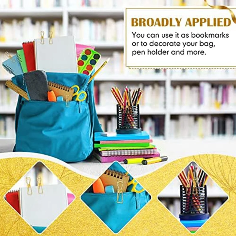 Clips Metal Wire Hollow Out Clips Multi Purpose Utility Clips Hanging Clothes Pins, 100PCS