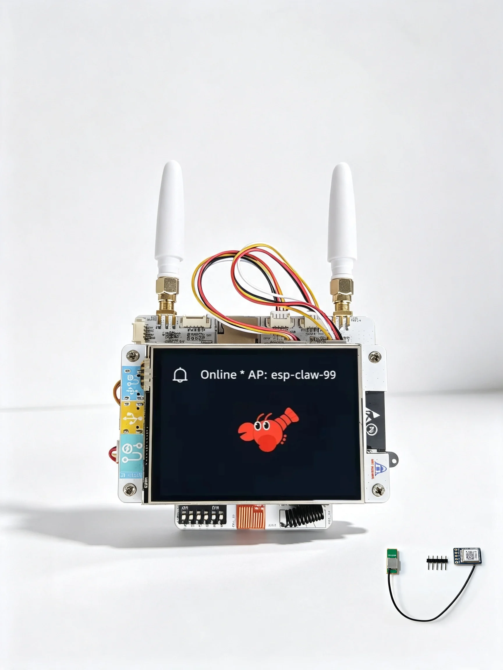 Image of NM-CYD-C5 ESP-Claw Neues AI-Agent-Board mit 2,8″ TFT LCD Touchscreen und ESP32-C5 Unterstützung NM-RF-HAT Dual-Band-WiFi IoT-Mainboard