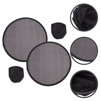 Folding Fan Simple Circular Performance Portable Round Hand Woman Foldable Blank Handheld