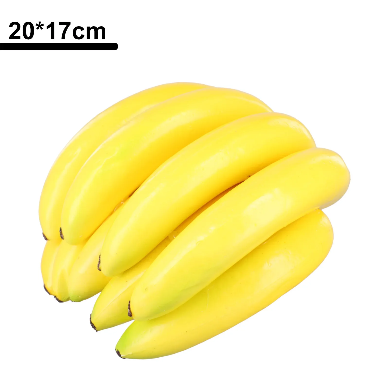 Artificial Bananas Fruit Plastic Fake Fruit Lifelike Banana Simulated Banana Fruits Decor Prop Party Wedding Christmas Decora