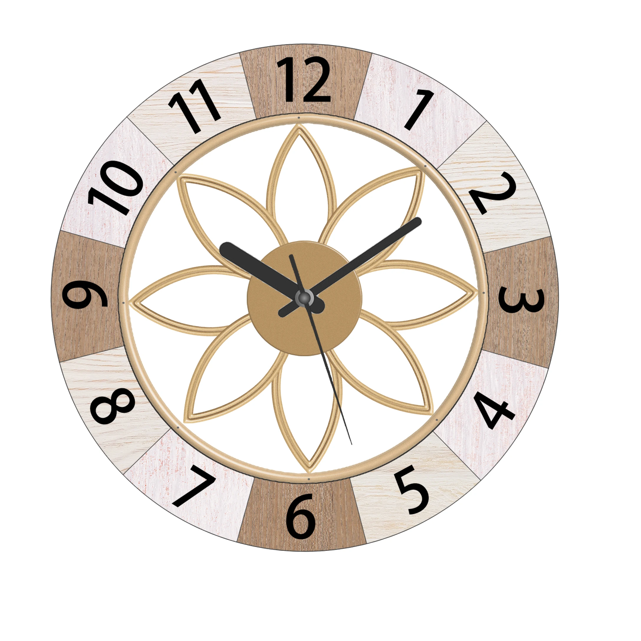 #60cm Large Modern Creative Iron Art Simple Design Bedroom Wall Hanging Clock Decoration Watch Wholesale Dropshipping DDP