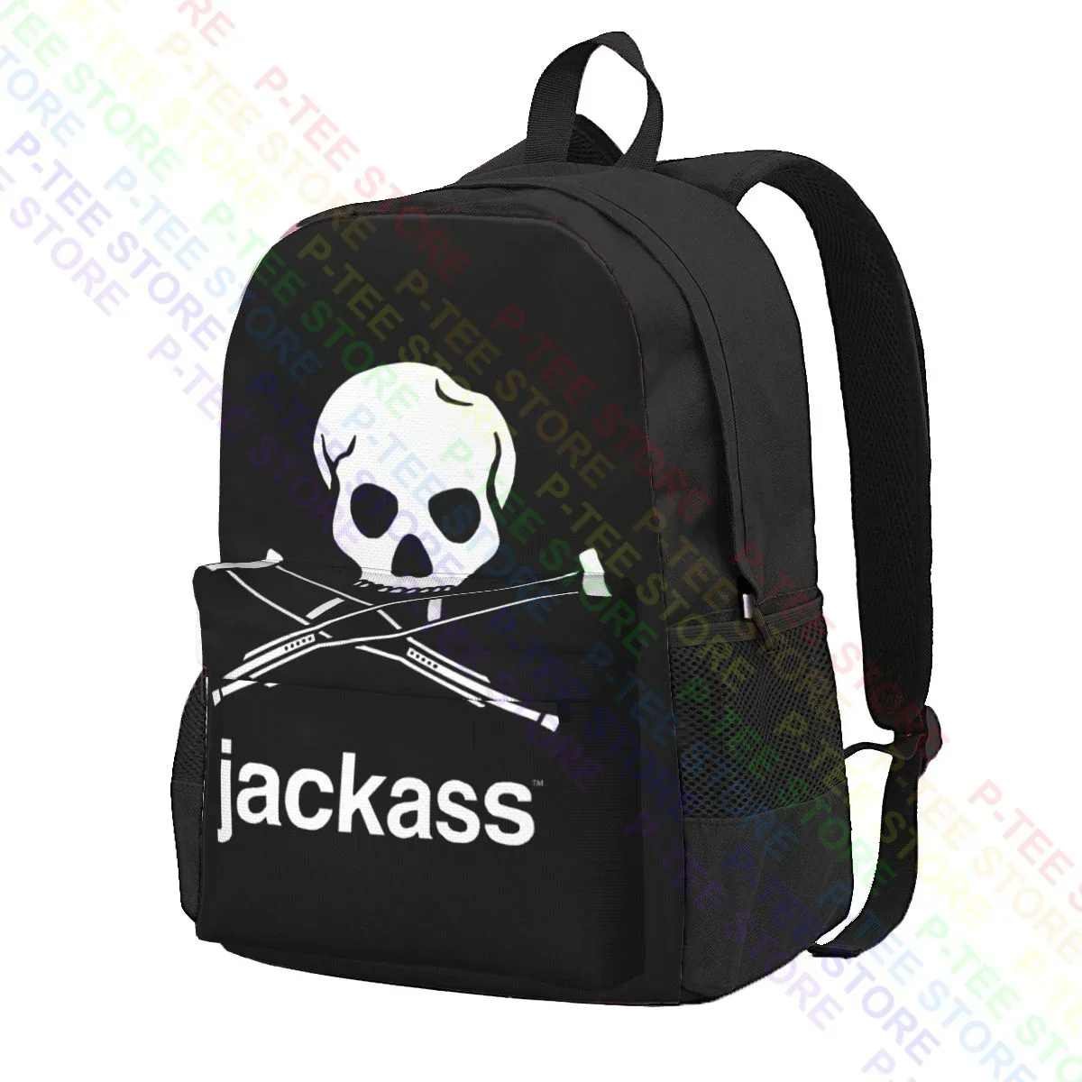 Jackass Logo Large Capacity Backpack Newest Softback Shopping Bag Riding Backpack