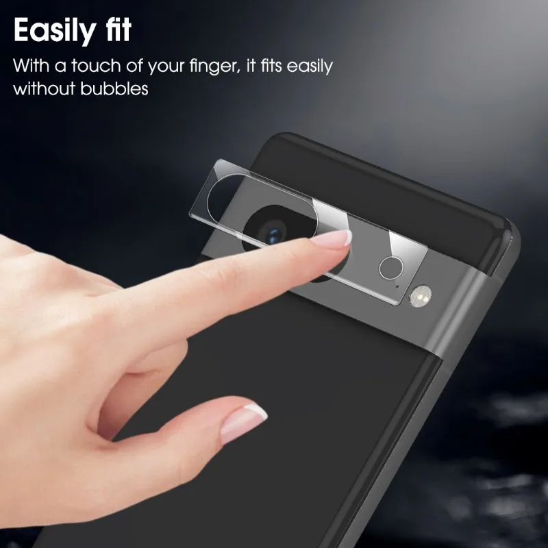 1/2/3Pcs Tempered Glass Camera Films for Google Pixel 6 7 8 Pro 6A 7A Back Lens Screen Protector HD Clear Glass Film Cover