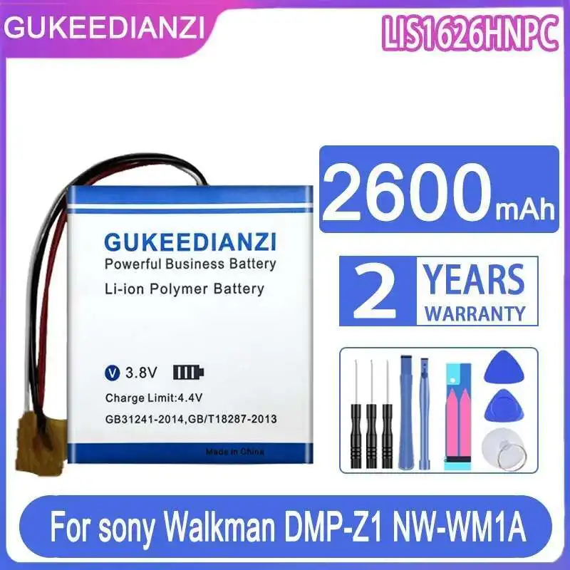 

2600Mah LIS1626HNPC High Performance Mp3 Mp4 Battery For Sony Walkman Dmp-Z1 NW-WM1A NW-WM1Z MP3