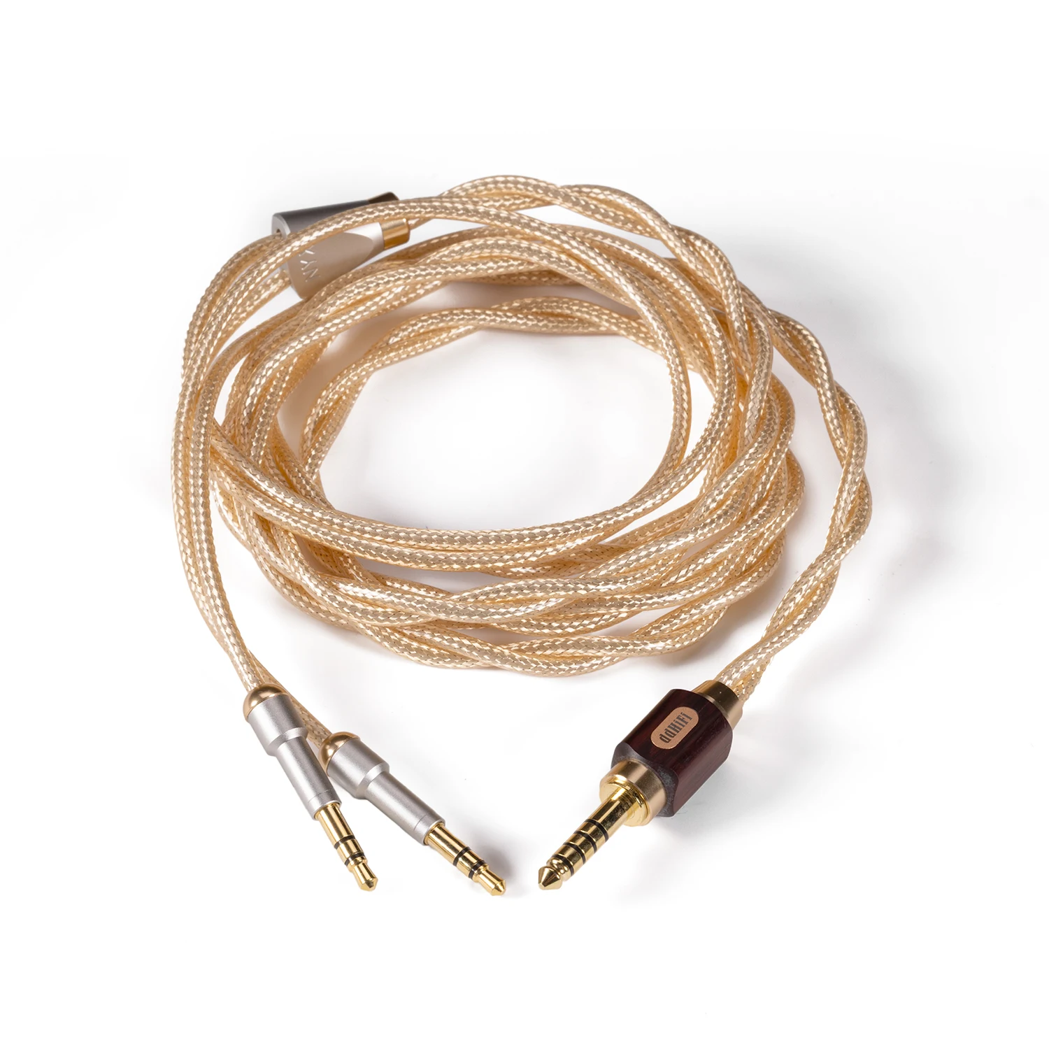 DD ddHiFi BC150G 4,4 mm symmetrisches Kopfhörer-Upgrade-Kabel, silberfarbenes OCC-Kupfer mit schwimmendem Schirm für Sennheiser Focal AT Sony & Co. – Detail 12
